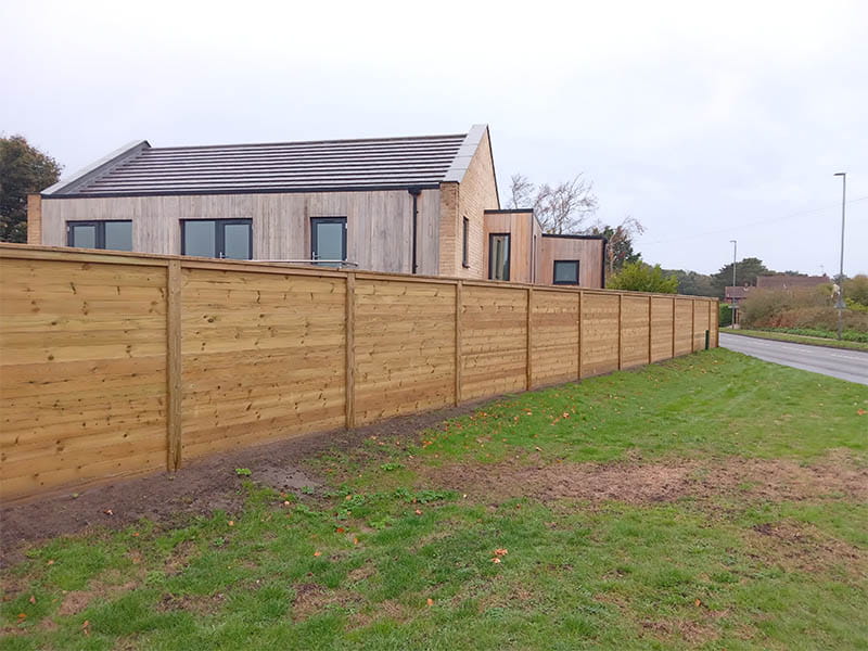 decibel reduction fence panel